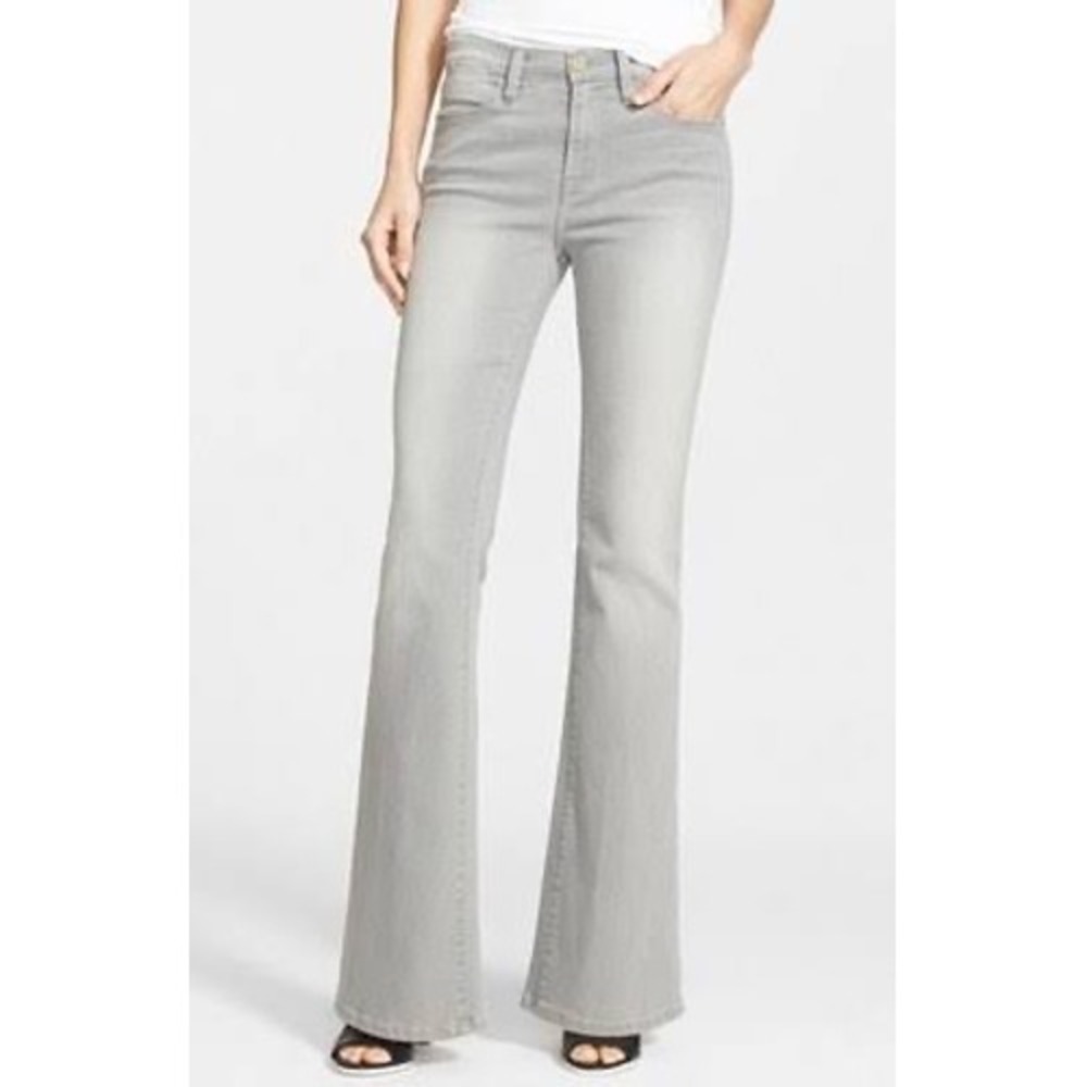 FRAME Denim Le High Flare Jeans Grey 28